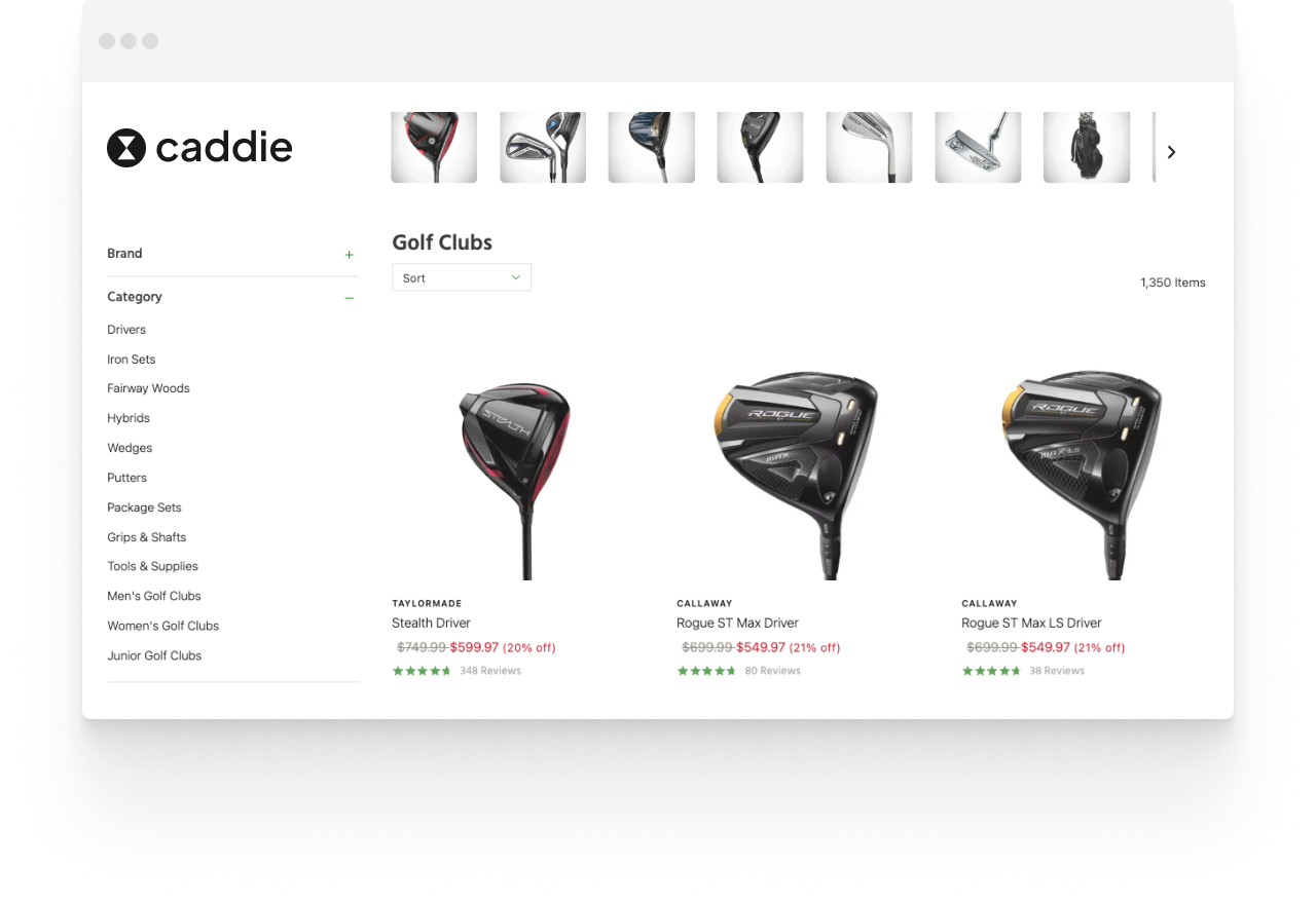 Caddie product demo Image